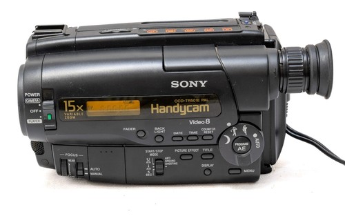 Videocamera analogica sony - videocamera,