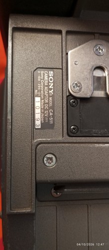 Sony dxc videocamera 3ccd con - 3ccd,