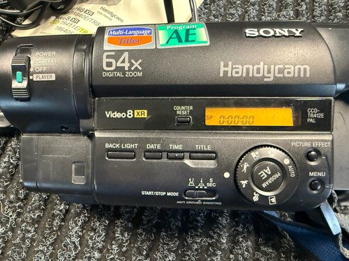 Videocamera analogica sony - videocamera,