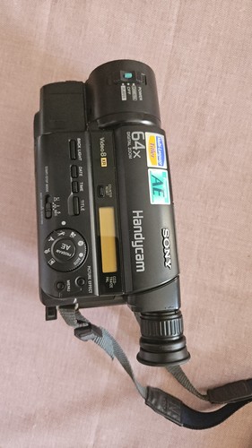 Videocamera analogica sony - videocamera,