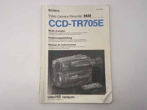 Sony ccd tr705e videocamera - sony,